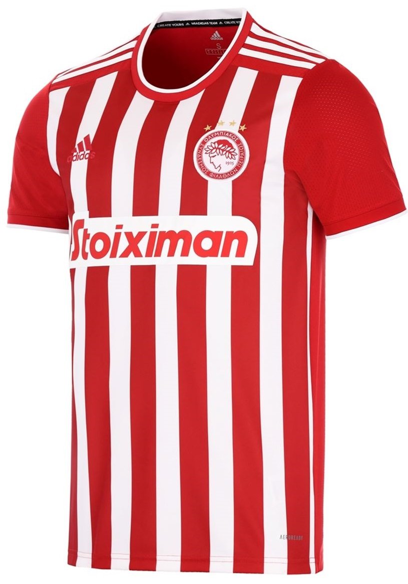 Camisa I Olympiacos 2021 2022 Adidas oficial